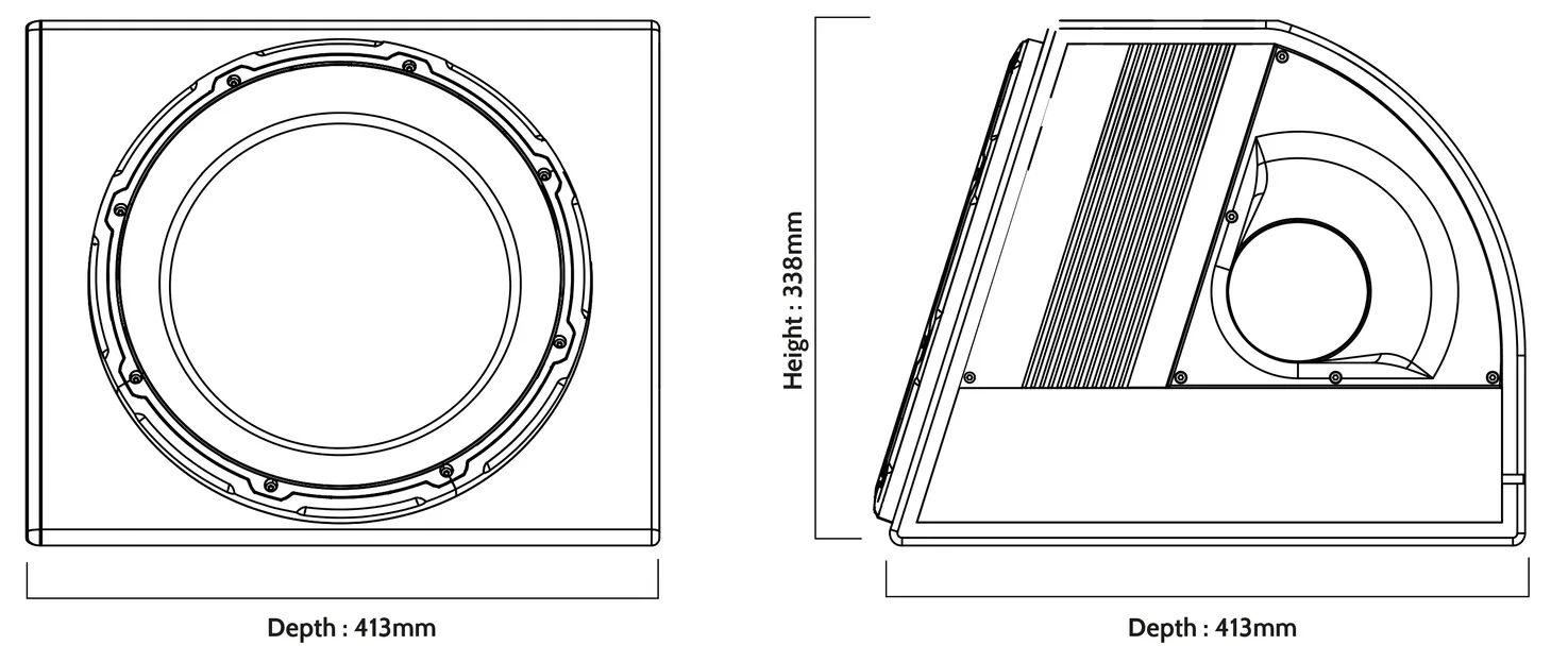 Сабвуфер активный в корпусе EDGE EDB12A-E0 - фото