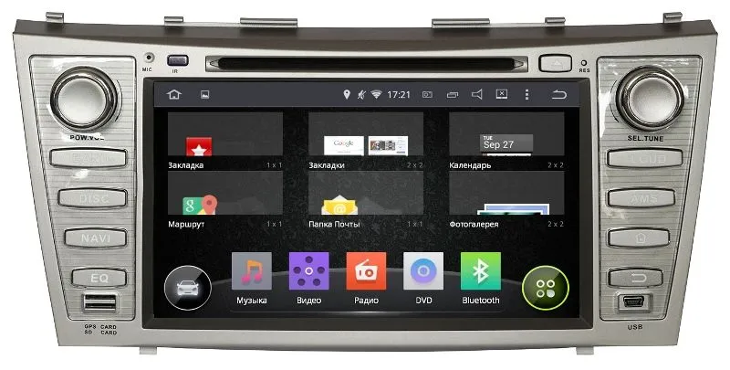 ШГУ INCAR AHR-2288 Toyota Camry 06-11 Android 4.4.4/1024*600,wi-fi - фото