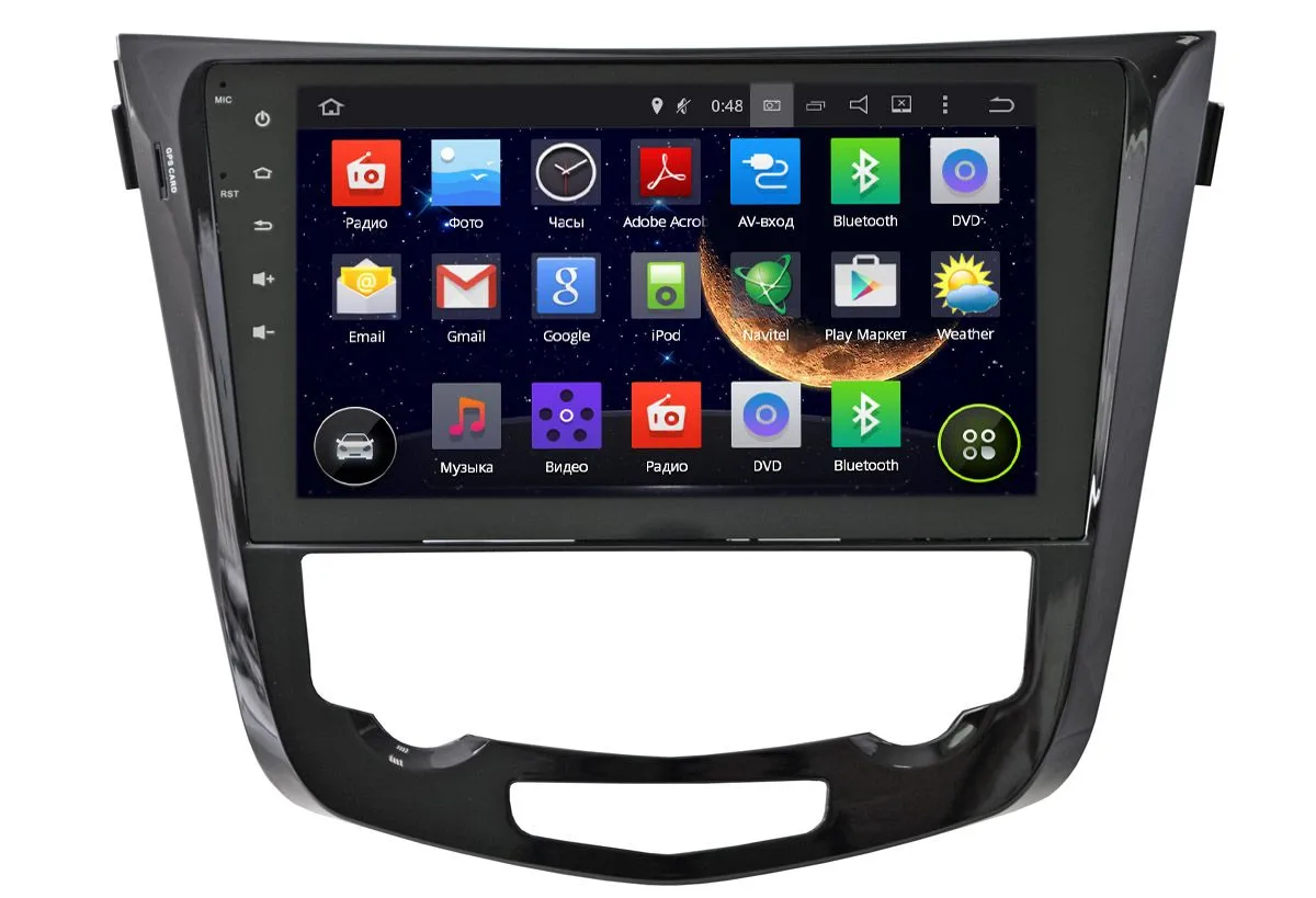 ШГУ INCAR AHR-6281 Nissan X-Trail, Qashqai 15+ Android 4.4.4/1024*600, wi-fi - фото