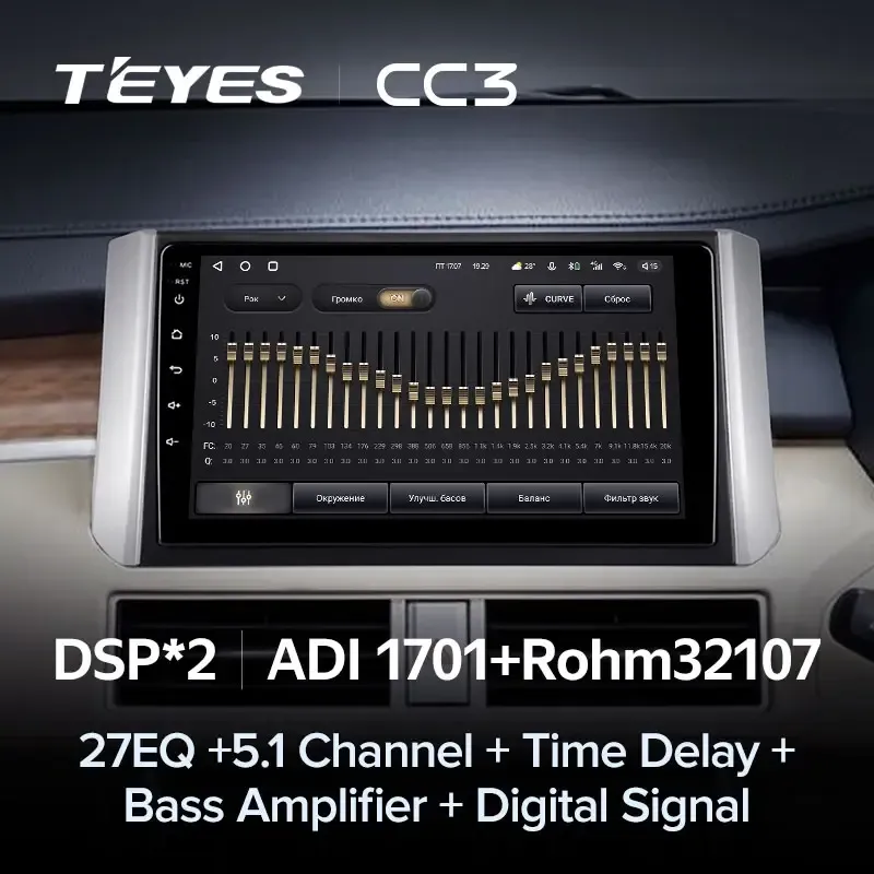 Комплект магнитолы TEYES CC3L 9.0" для Mitsubishi Xpander