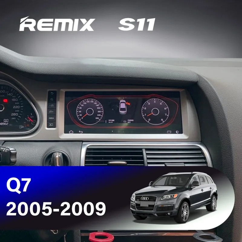 Мультимедийное устройство 10.25" Android 12 4+64 Gb для AUDI Q7 2005-2009