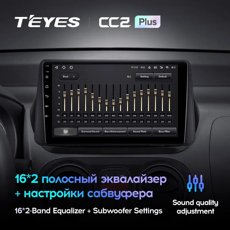 Комплект магнитолы TEYES CC2 Plus 9.0" для Citroen Nemo I 2008-2015