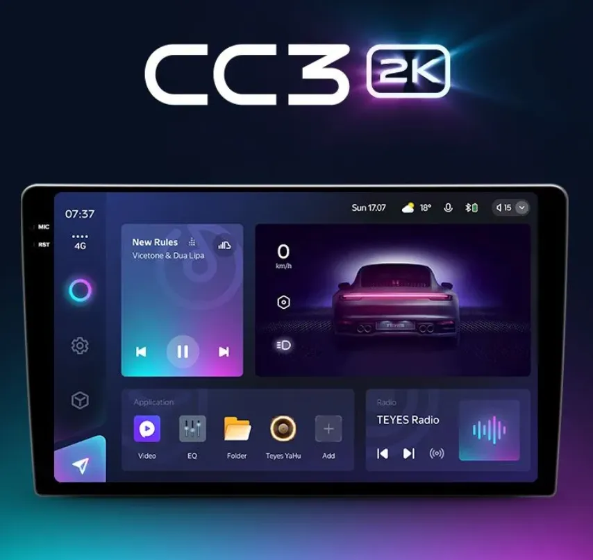 ШГУ Teyes CC3 2K 4/64 GB Lexus RX300 RX330 RX350 RX400H Toyota harrier 2003-2009 9" - фото