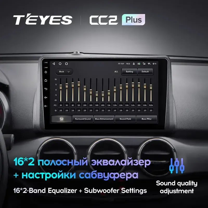 Комплект магнитолы TEYES CC2 Plus 9.0" для FIAT Argo 2019-2022
