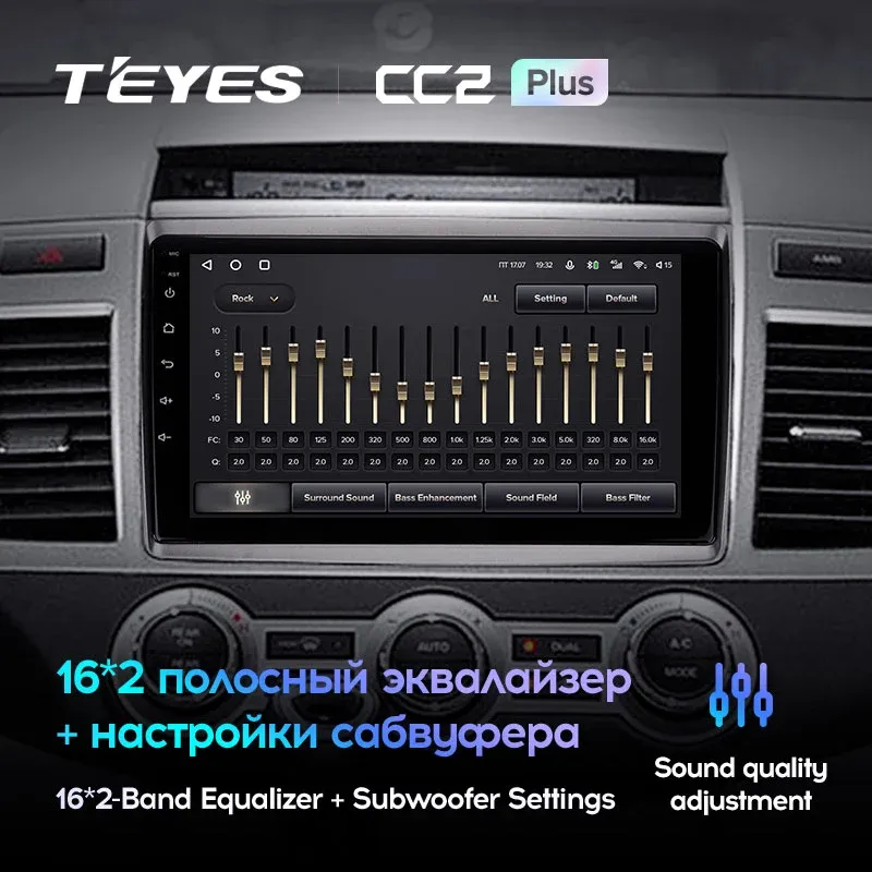 Комплект магнитолы TEYES CC2 Plus 9.0" для Mazda MPV III 2006-2016