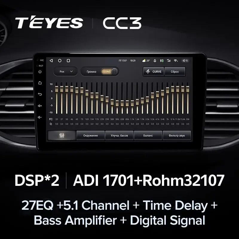 Комплект магнитолы TEYES CC3L 9.0" для Peugeot 308