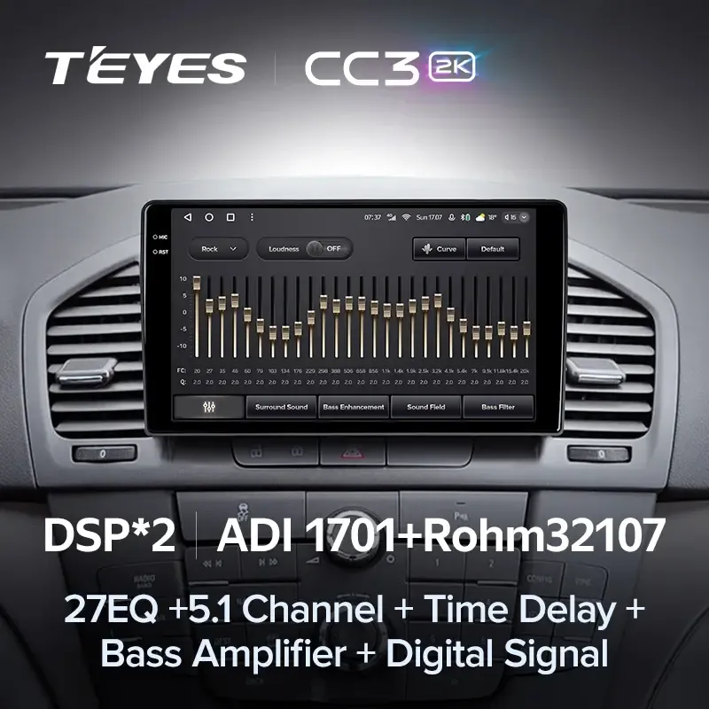 Комплект магнитолы TEYES CC3 2K 9.5" для Opel Insignia I 2008-2013