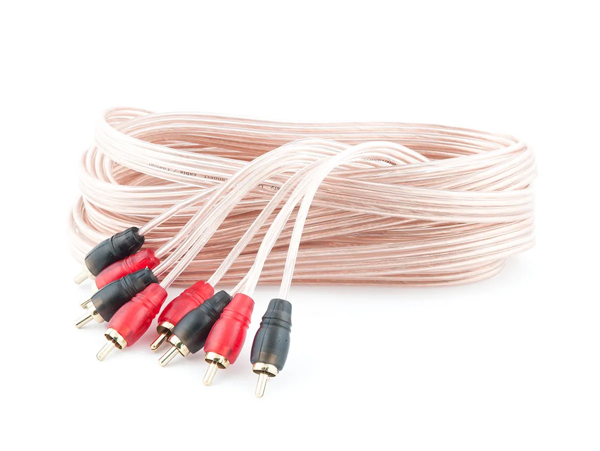 Межблочный кабель SWAT Sil-430 (4RCA-4RCA) (3м) - фото Межблочный кабель SWAT Sil-430 (4RCA-4RCA) (3м) - фото
