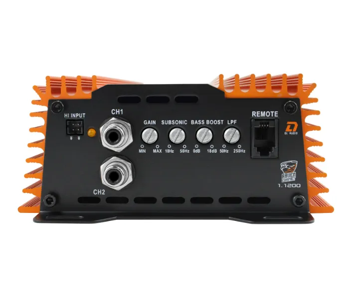 Усилитель 1-канальный DL Audio Raven Compact 1.1200 - фото