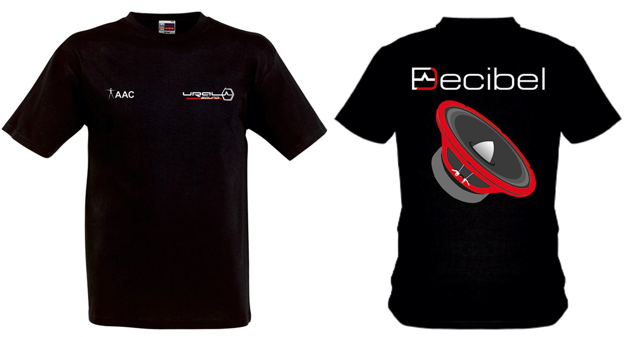 Фирменная футболка "Decibel" Размер XL - фото