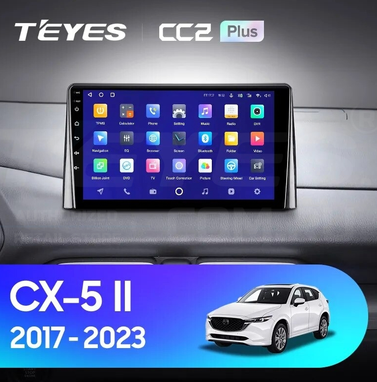 ШГУ Teyes CC2 Plus 4/64 GB Mazda CX-5 2 2017 9" - фото