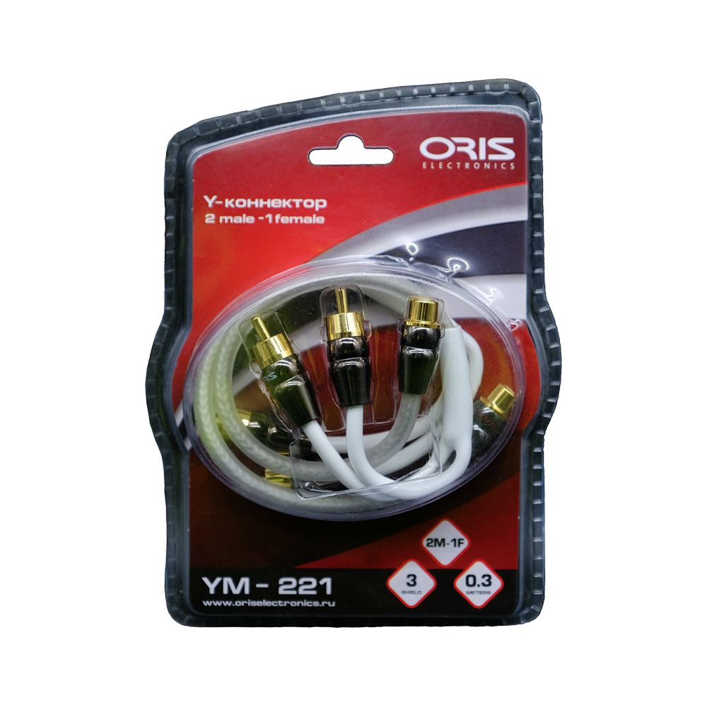 Межблочный кабель ORIS RCA YM-221 Y-адаптер - фото