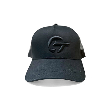 Бейсболка сетка черный логотип "Global Tuning"